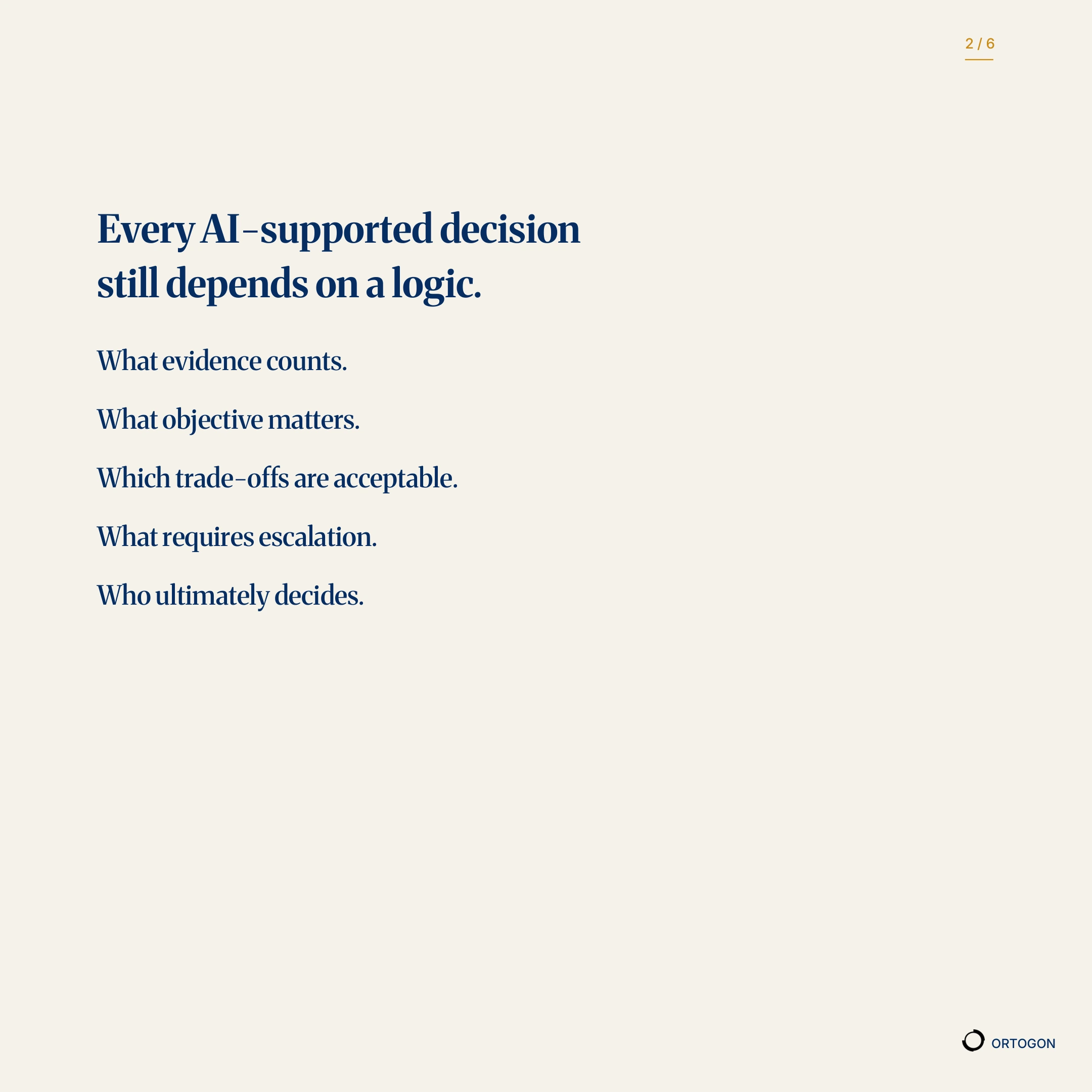 Couverture du carrousel « AI Will Not Fix How Your Organization Reasons. It Will Scale It. », actuellement disponible en anglais. (Page 2)