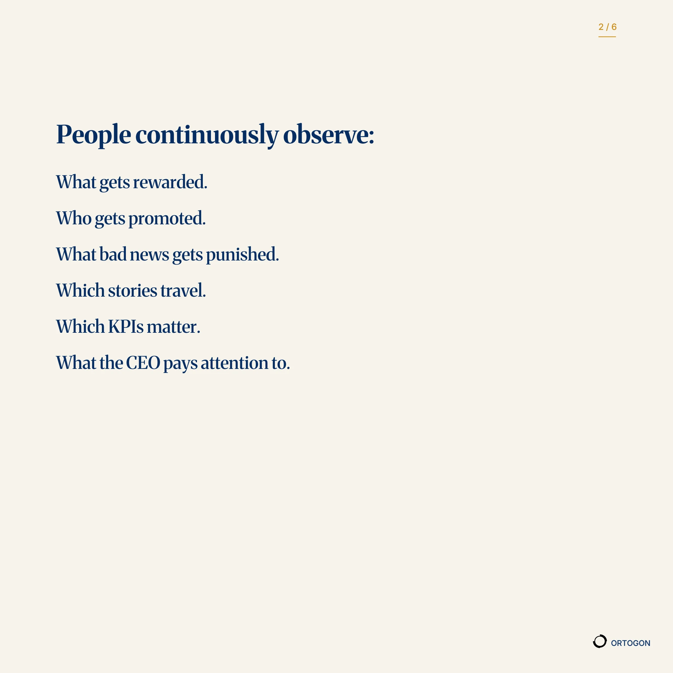 Cover of the carousel "A Company Is Already an Algorithm". (Page 2)