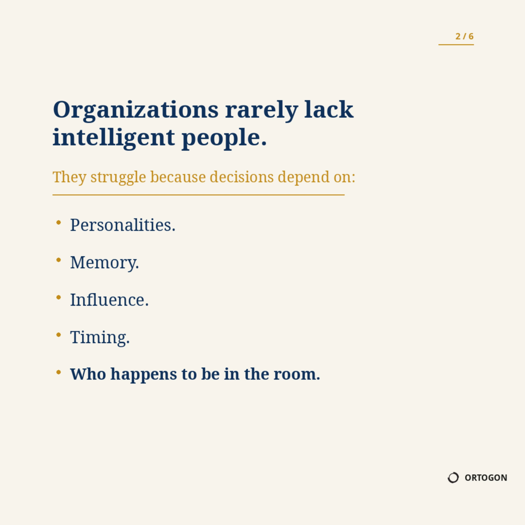 Couverture du carrousel « One Good Decision Can Change an Outcome », actuellement disponible en anglais. (Page 2)